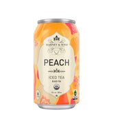 Organic Peach Iced Tea Cans