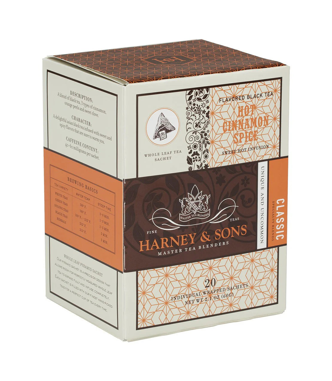 Hot Cinnamon Spice, Box of 20 Individually Wrapped Sachets