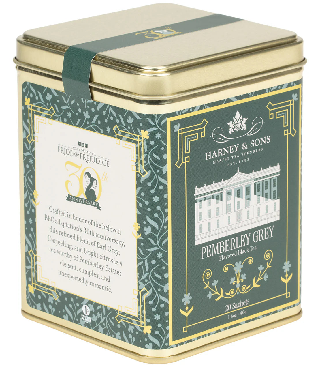 Pemberley Grey, Tin of 20 Sachets