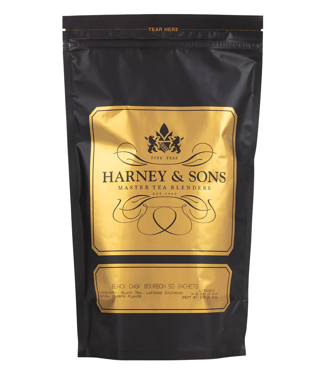 Black Cask Bourbon, Bag of 50 Sachets