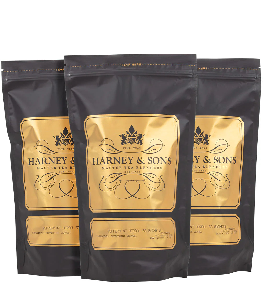 Peppermint Herbal Trio – 3 Bags of 50 Sachets